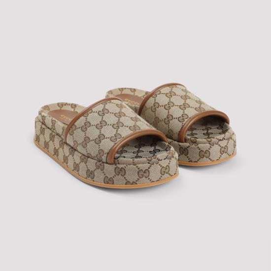 25SS 구찌 샌들 816797 FAD9C 9745 BEIGE EBONY NUDE NEUTRALS - GUCCI