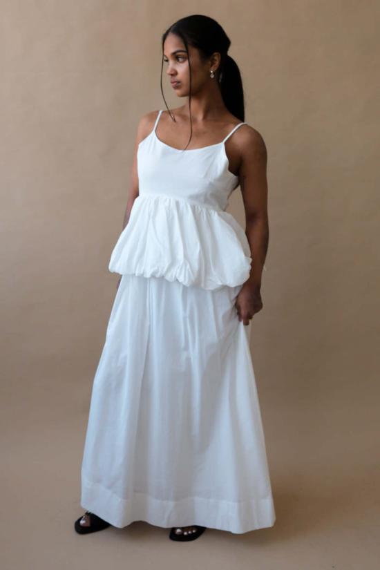  Allina Liu 롱 원피스 알리나 리우 예언 드레스 밀크 - OTHER BRANDS