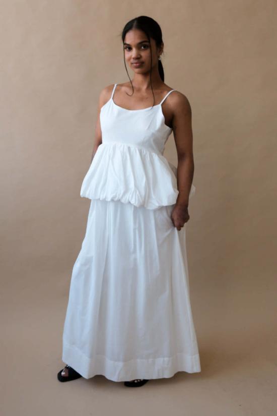  Allina Liu 롱 원피스 알리나 리우 예언 드레스 밀크