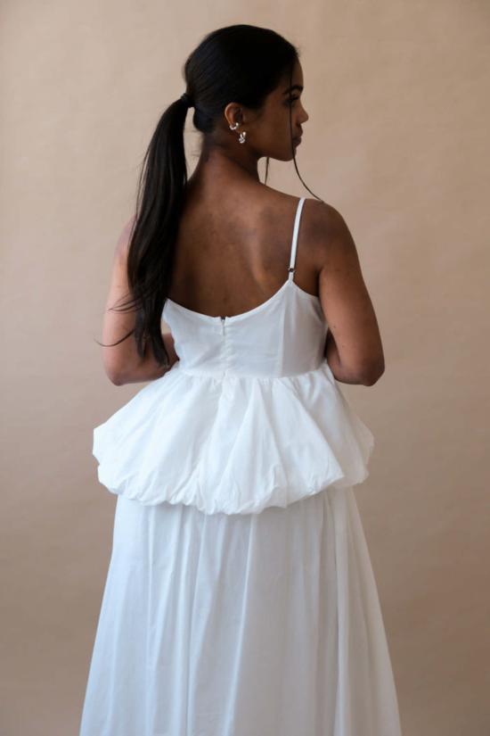  Allina Liu 롱 원피스 알리나 리우 예언 드레스 밀크 - OTHER BRANDS