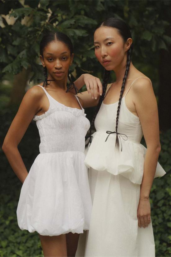  Allina Liu 롱 원피스 알리나 리우 예언 드레스 밀크 - OTHER BRANDS