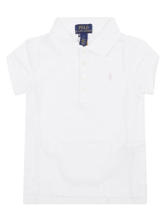 25SS [키즈] 랄프 로렌 티셔츠 313573242 005 WHITE