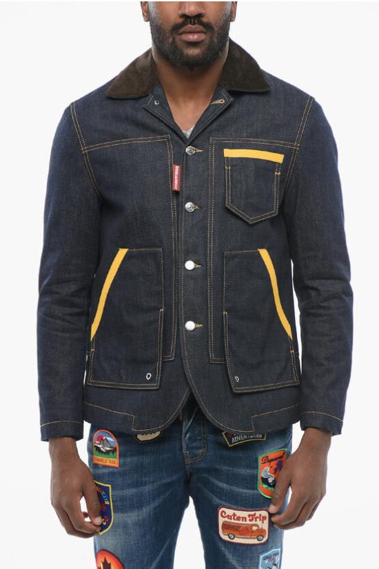  디스퀘어드2 데님 자켓 S71BN0899 S30309 470 Blue