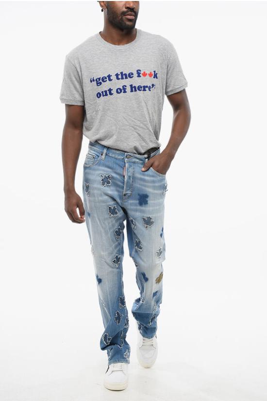  디스퀘어드2 데님 팬츠 S74LB1139 S30342 470 Light blue - DSQUARED2