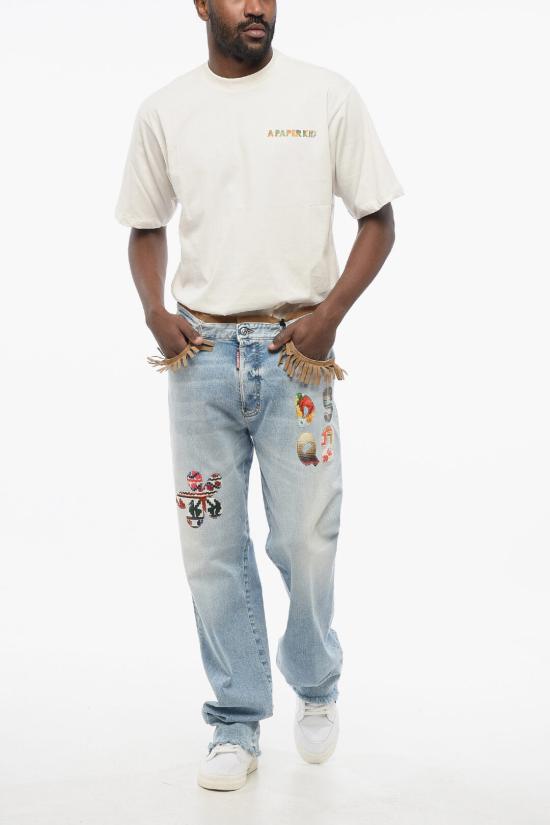  디스퀘어드2 데님 팬츠 S74LB1200 S30663 470 Light blue - DSQUARED2