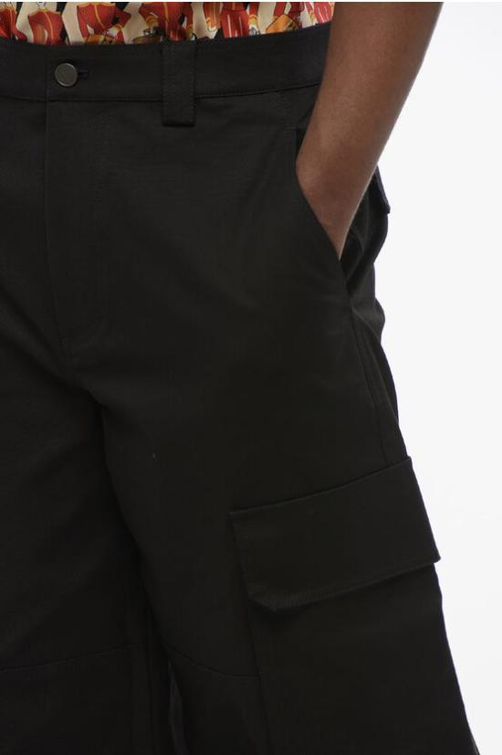  발렌티노 가라바니 카고 팬츠 4V3REB509UA 0NO Black - VALENTINO GARAVANI