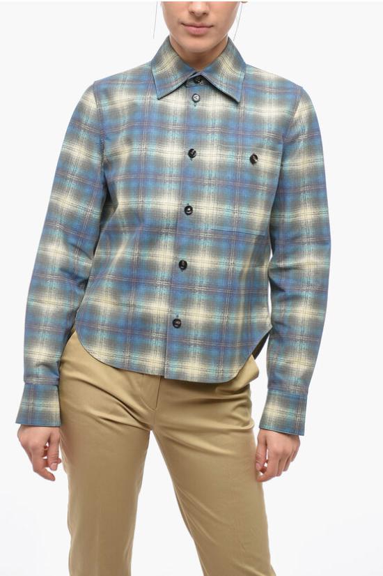  보테가베네타 셔츠 743727V2QG0 4116 Light blue