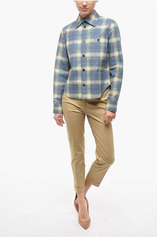  보테가베네타 셔츠 743727V2QG0 4116 Light blue - BOTTEGA VENETA