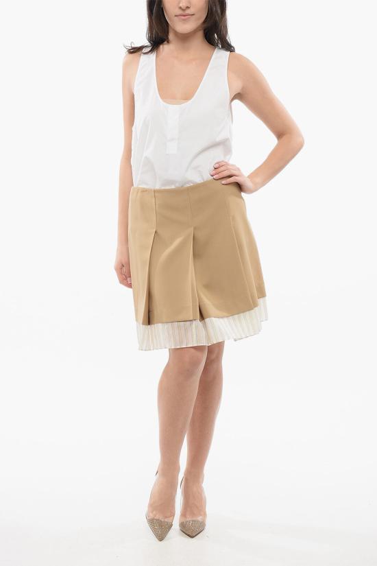  마르니 숏 스커트 GOMA0596Q0 TW839 00W75 Brown - MARNI