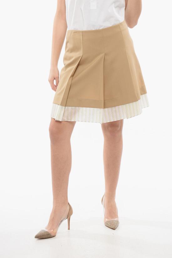  마르니 숏 스커트 GOMA0596Q0 TW839 00W75 Brown