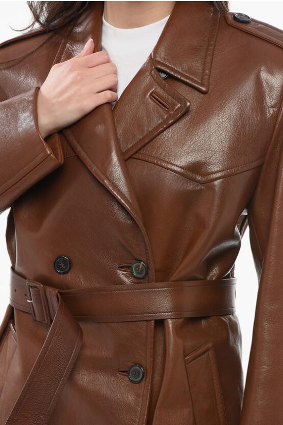  프라다 가죽 자켓 56A07111KD F0005 Brown - PRADA