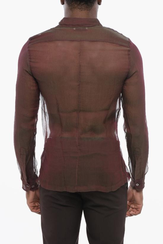  드리스 반 노튼 긴팔 셔츠 241 020743 8321 359 Burgundy - DRIES VAN NOTEN