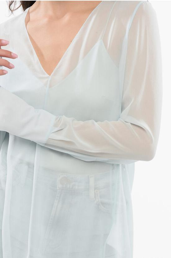  지방시 블라우스 BW618P14M7 177 Blue - GIVENCHY