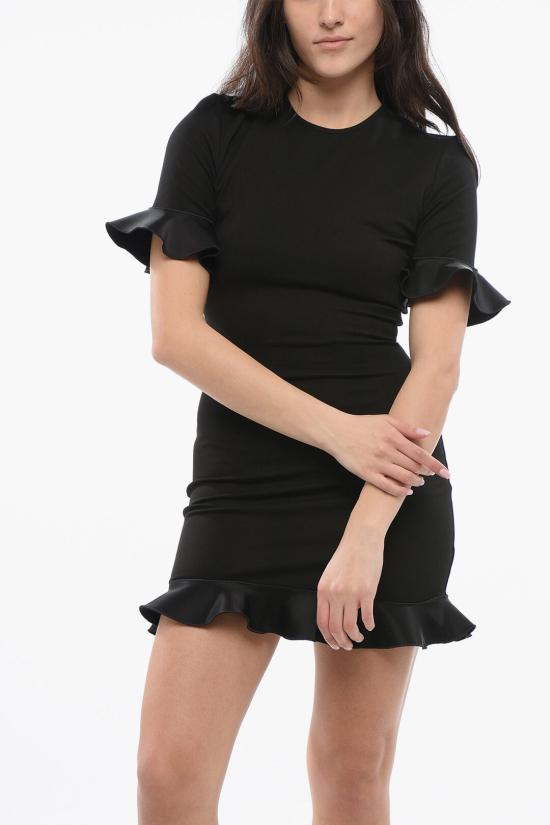  데이비드 코마 숏 원피스 RE23DK44DVI BLK Black - DAVID KOMA