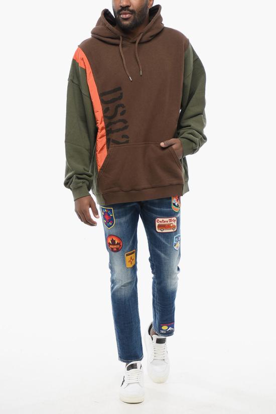  디스퀘어드2 후드 티셔츠 S74GU0617 S25553 962 Brown - DSQUARED2