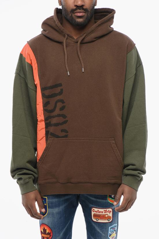  디스퀘어드2 후드 티셔츠 S74GU0617 S25553 962 Brown