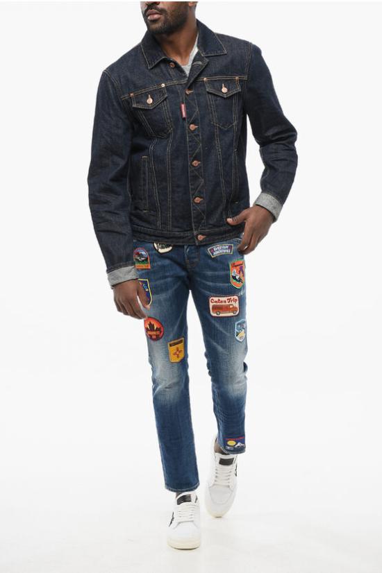  디스퀘어드2 데님 자켓 S71AN0380 S30833 470 Blue - DSQUARED2