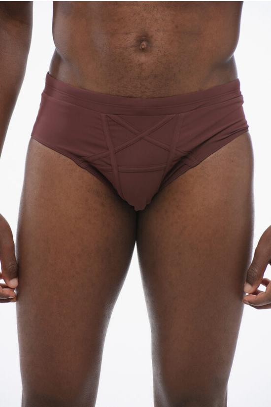  릭 오웬스 스윔팬츠 RU01D3011 NSB 73 Burgundy