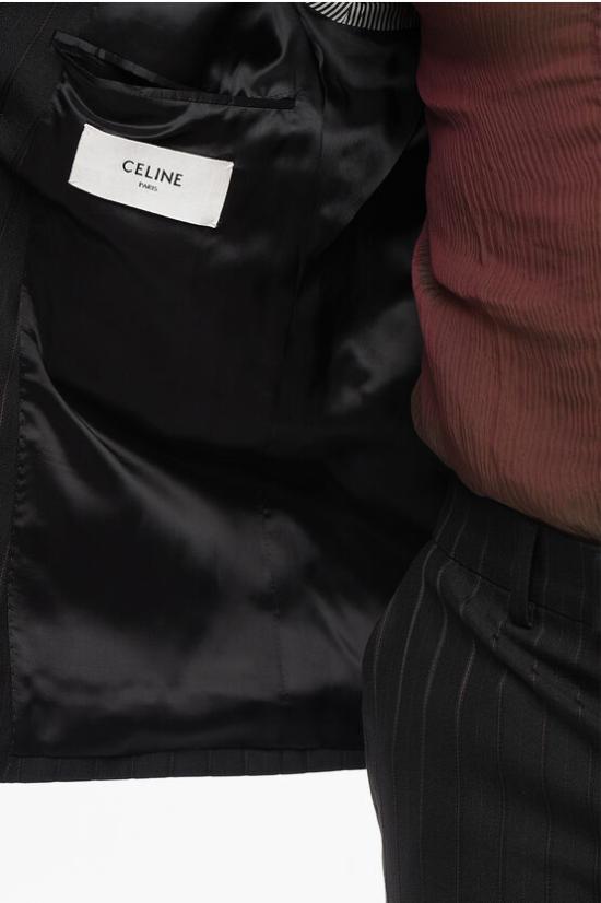  셀린느 수트 자켓 2V66P876X 38DM Black - CELINE