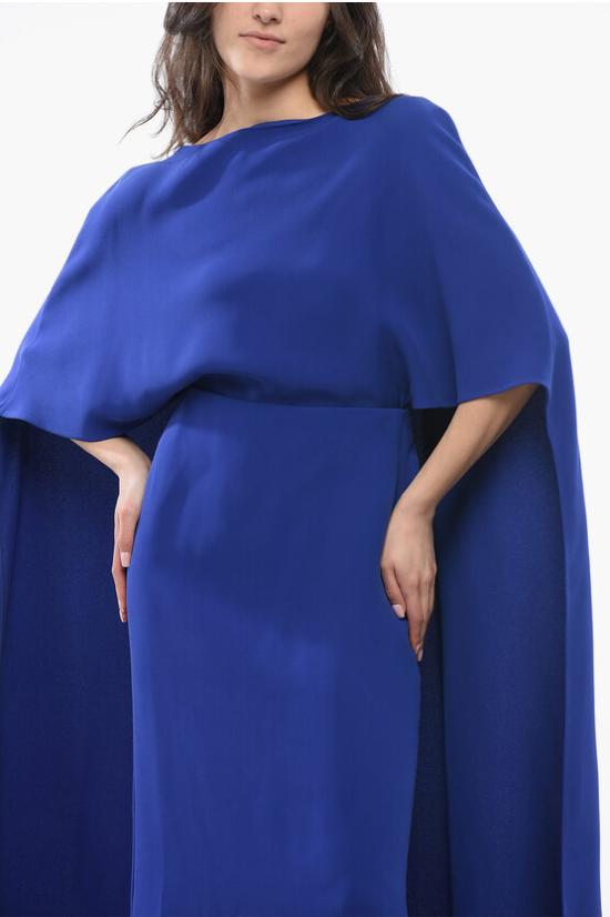  발렌티노 가라바니 롱 원피스 4B3VDHG01MM 5Y0 Blue - VALENTINO GARAVANI