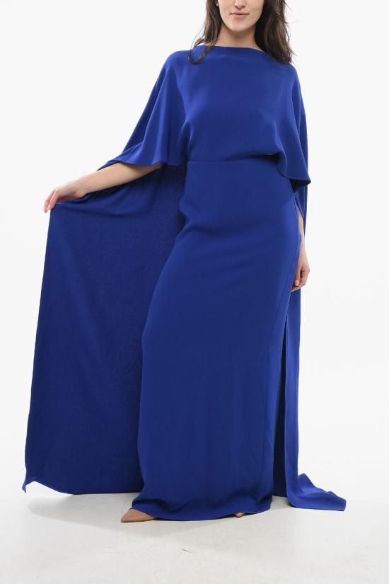  발렌티노 가라바니 롱 원피스 4B3VDHG01MM 5Y0 Blue