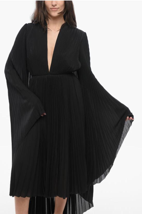  발렌시아가 숏 원피스 772747 TGO08 1000 Black - BALENCIAGA