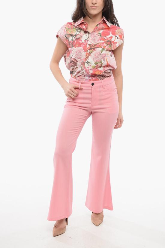  마르니 스트레이트 팬츠 PAMA0491S0 UTWA20 00C13 Pink - MARNI