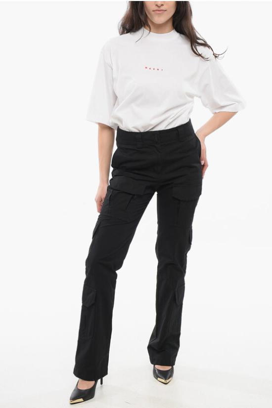  지방시 스트레이트 팬츠 BW511H14TW 001 Black - GIVENCHY