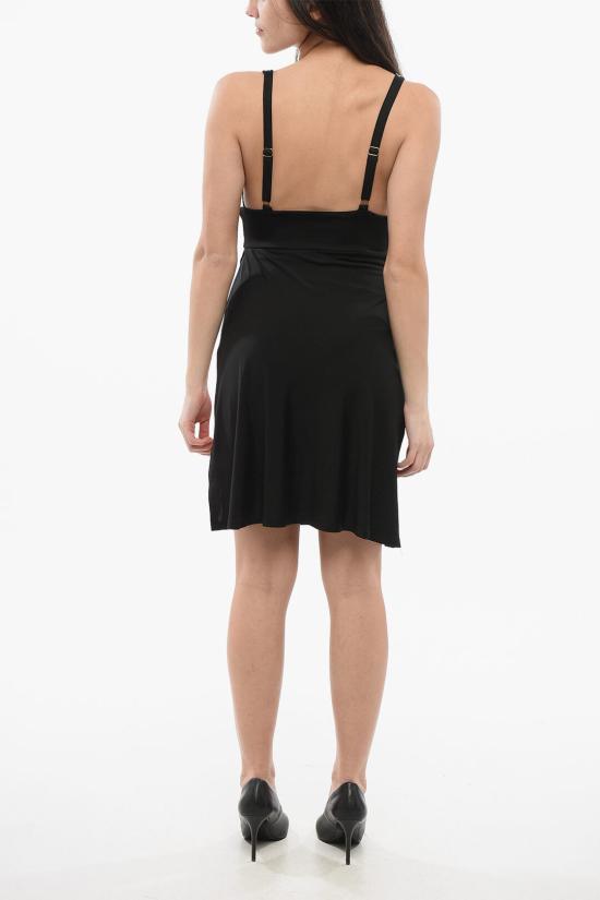  베르사체 미디 원피스 74HAO909 JS162 G89 Nero Oro - VERSACE