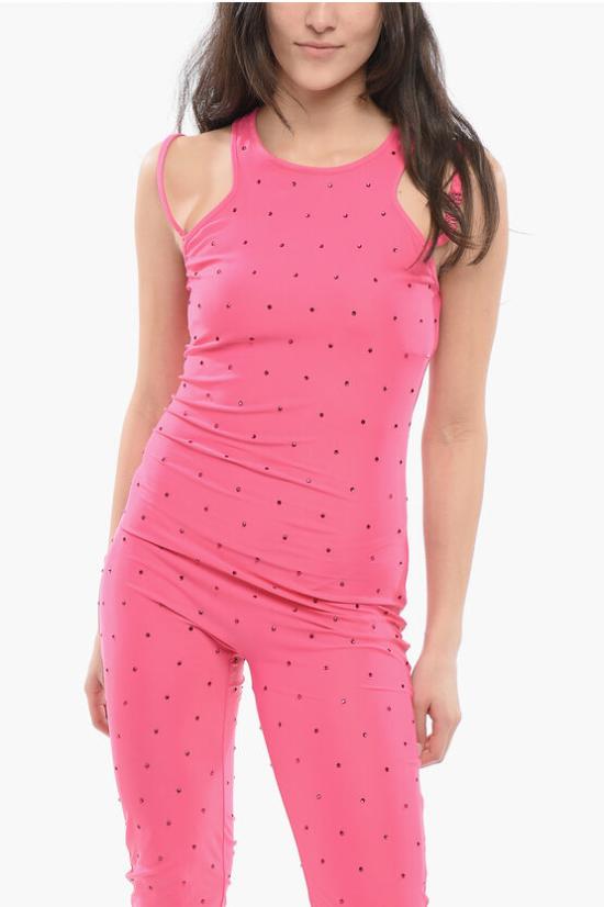  베르사체 숏 원피스 76HANE05 CJXXE 401 Pink - VERSACE