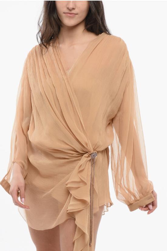  구찌 숏 원피스 734183ZHS789746 Orange - GUCCI