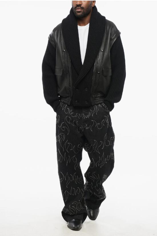  생로랑 봄버 자켓 751828 YCPG2 1000 Black - SAINT LAURENT