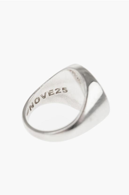  노브25 반지 N25ANE00049 Nero Argento - Nove25
