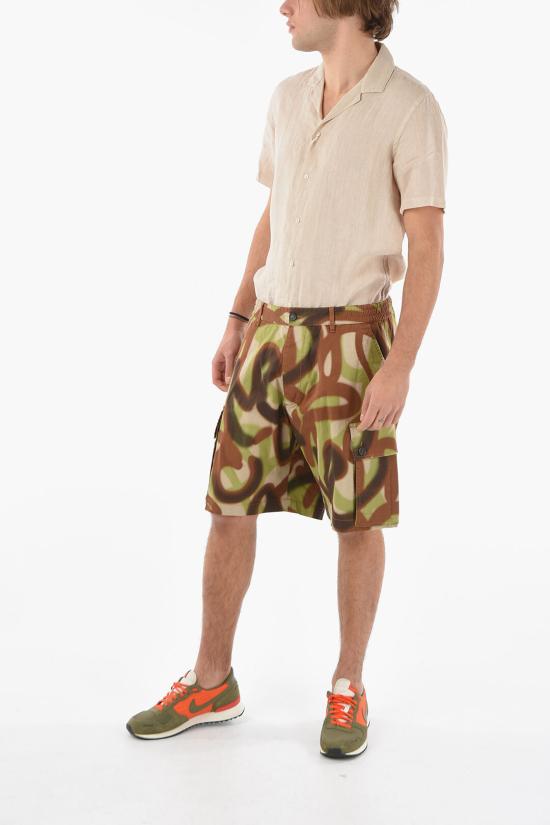  디스퀘어드2 데님 숏팬츠 S74MU0698 S54405 002S Multicolor - DSQUARED2