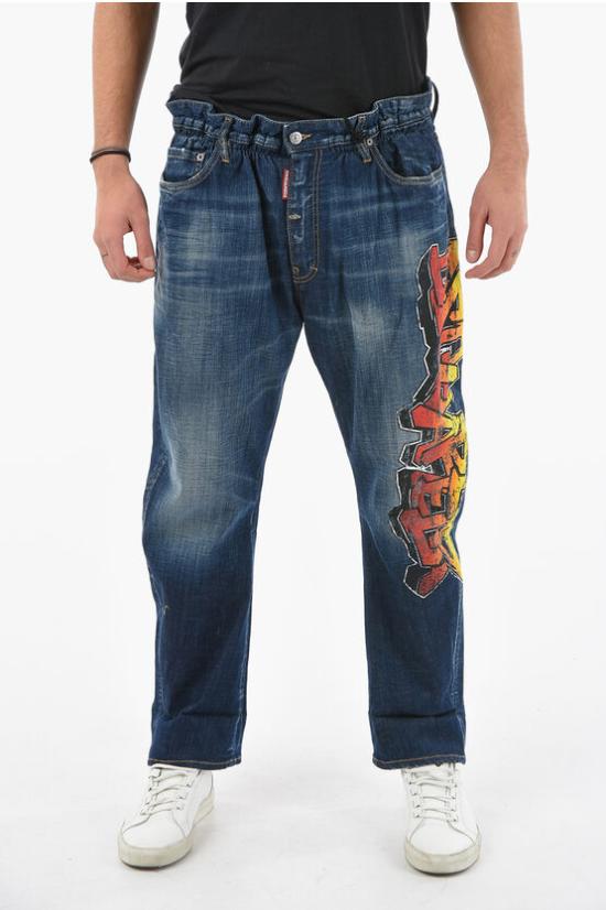  디스퀘어드2 데님 팬츠 S74LB1025 S30342 470 Blue