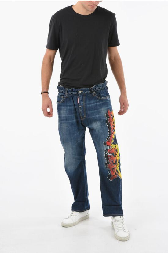  디스퀘어드2 데님 팬츠 S74LB1025 S30342 470 Blue - DSQUARED2