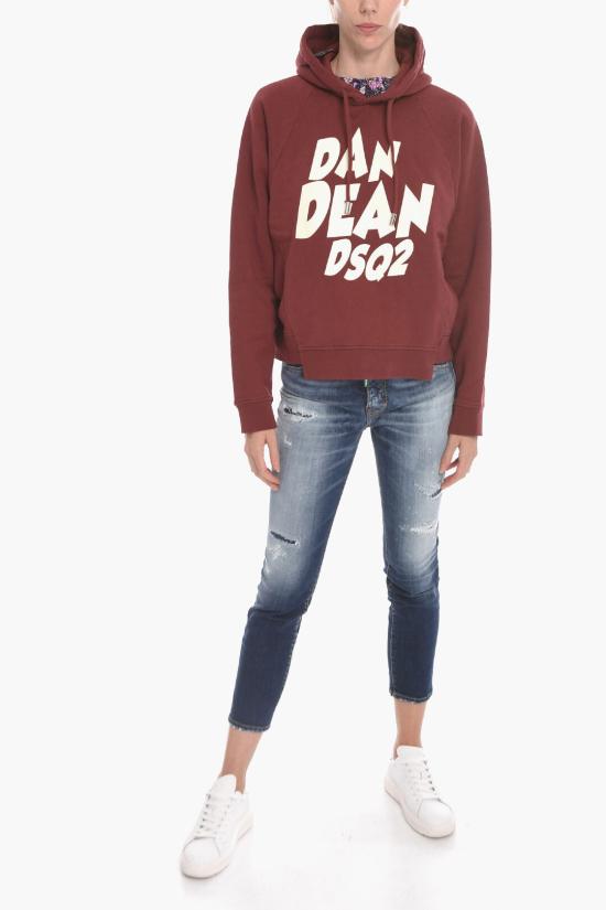  디스퀘어드2 긴팔 티셔츠 S75GU0431 S25030 248 Burgundy - DSQUARED2