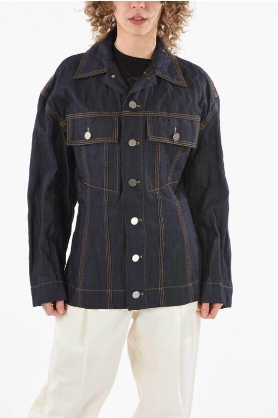  보테가베네타 데님 자켓 699298V1VA0 K 3399 Blue