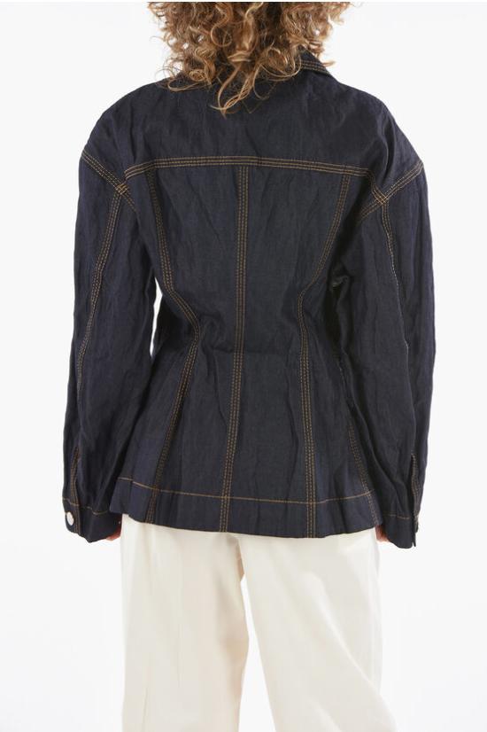  보테가베네타 데님 자켓 699298V1VA0 K 3399 Blue - BOTTEGA VENETA