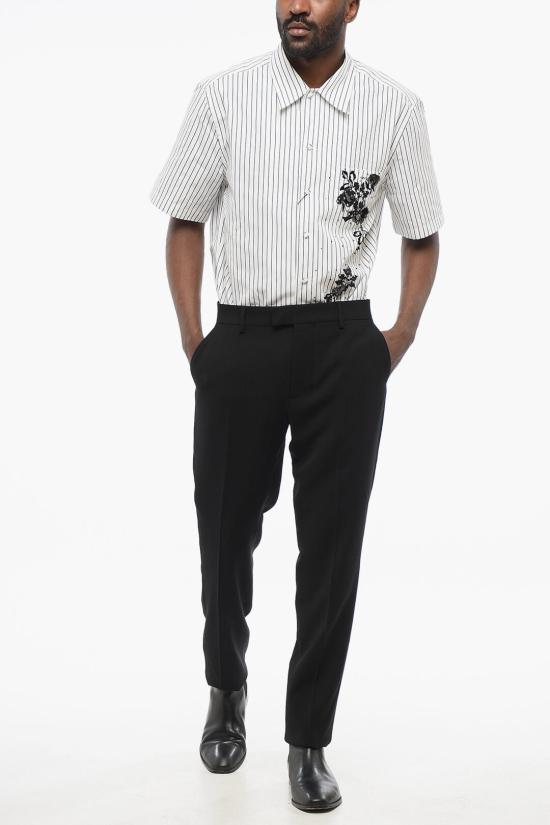  아미 스트레이트 팬츠 HTR008 VI0007 001 Black - AMI