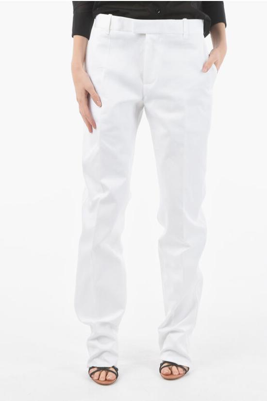  보테가베네타 스트레이트 팬츠 694958V1J10 K 9000 White