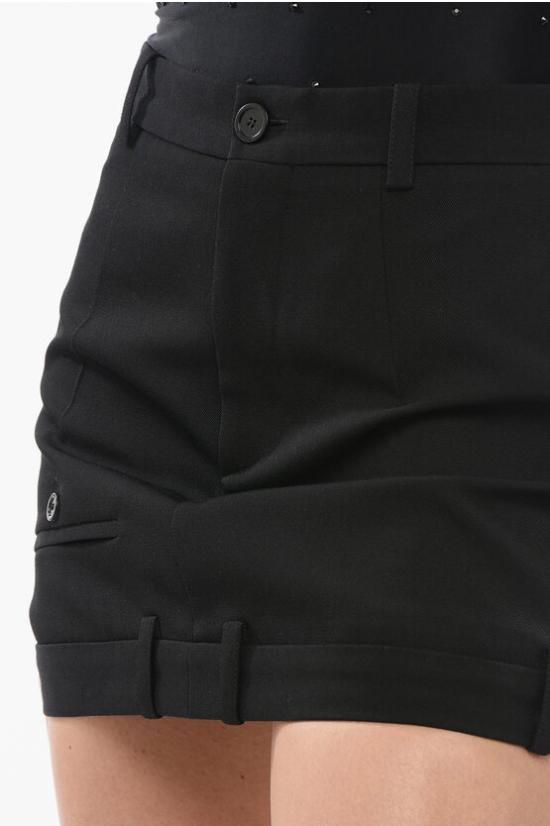  발렌시아가 숏 스커트 768731 TPT15 1000 Black - BALENCIAGA