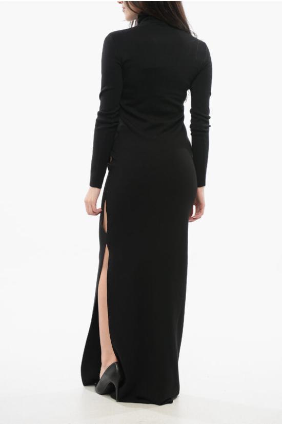  생로랑 원피스 756253 YAZA2 1000 Black - SAINT LAURENT