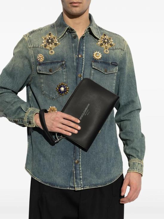 25SS 돌체앤가바나 클러치/파우치 BM1751A6E48 80999 BLACK - DOLCE & GABBANA