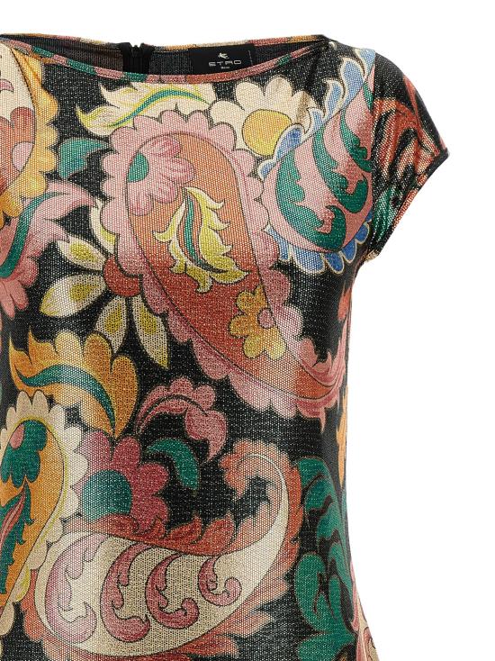 25SS 에트로 미디 원피스 WRHA022399IAS46X0810 Multicolor - ETRO