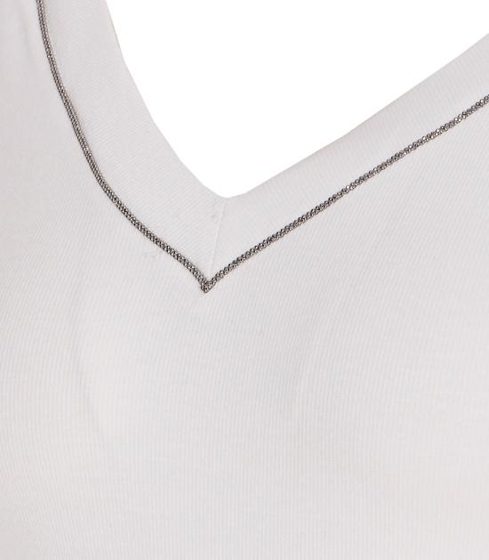 25SS 브루넬로 쿠치넬리 스웨터 M0TC8BJ302 C159 White - BRUNELLO CUCINELLI