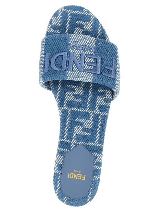 25SS 펜디 뮬/슬리퍼 8R8092ASB5F1STD Light Blue - FENDI