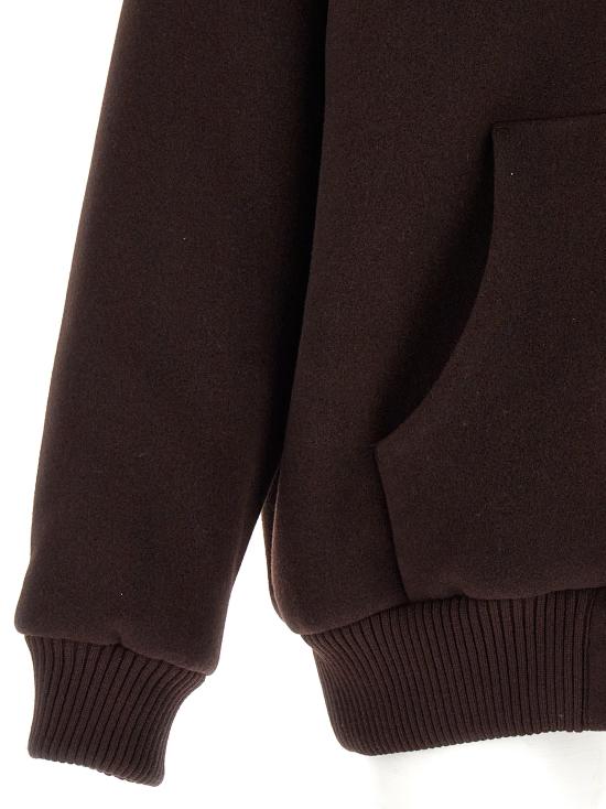 25SS 오라리 후드 티셔츠 A24AB02PK DARKBROWN DOM - AURALEE