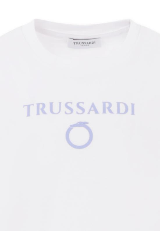 25SS [키즈] 트루사르디 티셔츠 TBP25030TS WHITE - TRUSSARDI