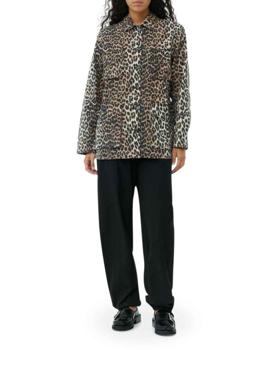  가니 자켓 F8880859 Animal Print - GANNI